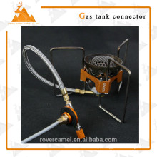 Alto grau Camping gás gás conector do adaptador com mangueira